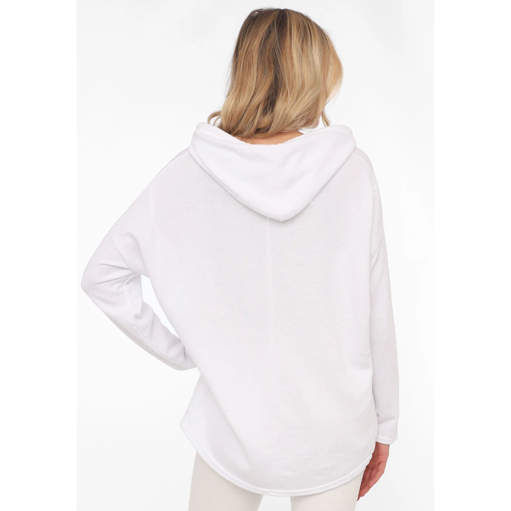 Zwillingsherz Hoodie »"Moin"« mit Kapuze und Stempeldruck Bestseller