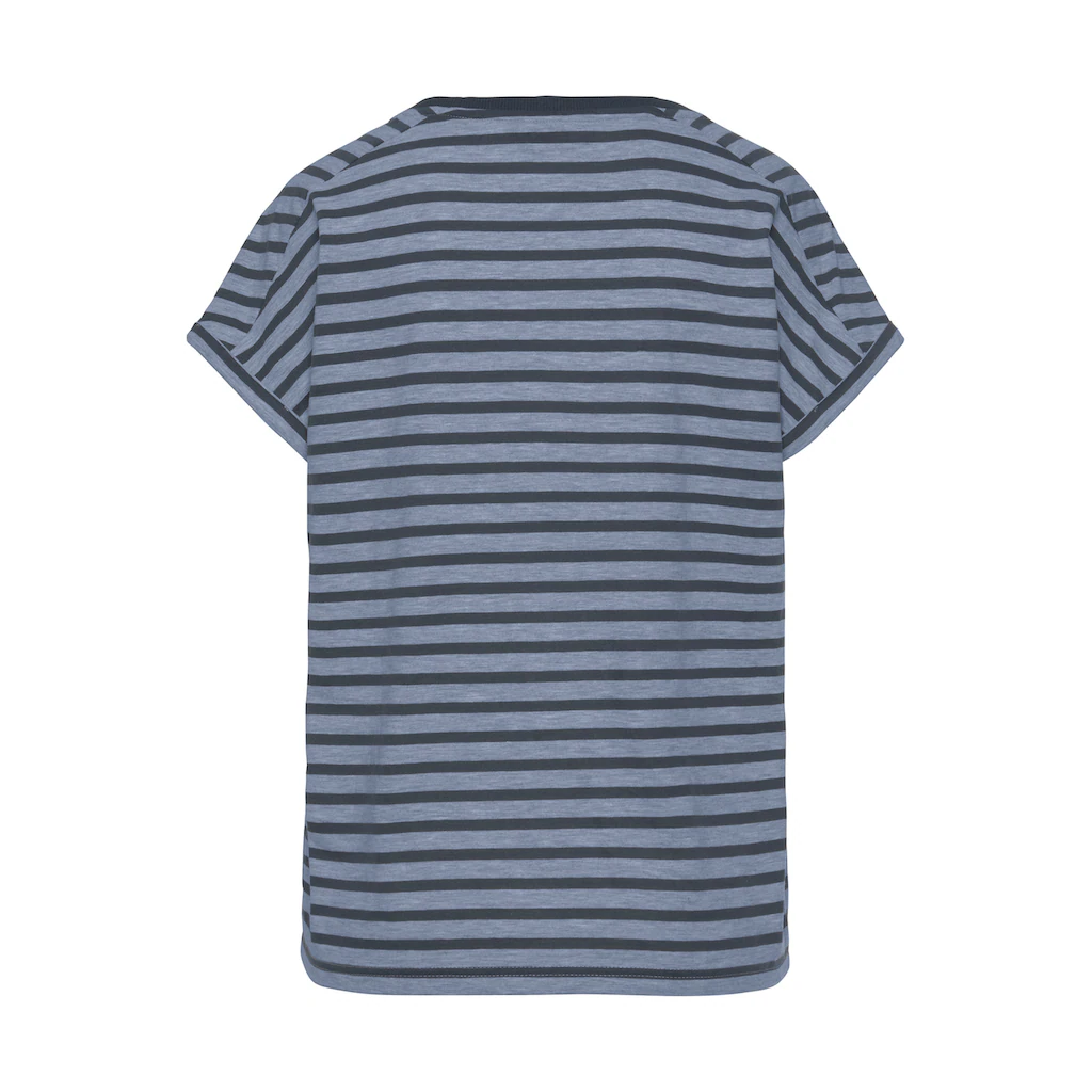 Elbsand Kurzarmshirt »Caira« mit Streifen T-Shirt aus Baumwoll-Mix sportlich und bequem Tiefpreis