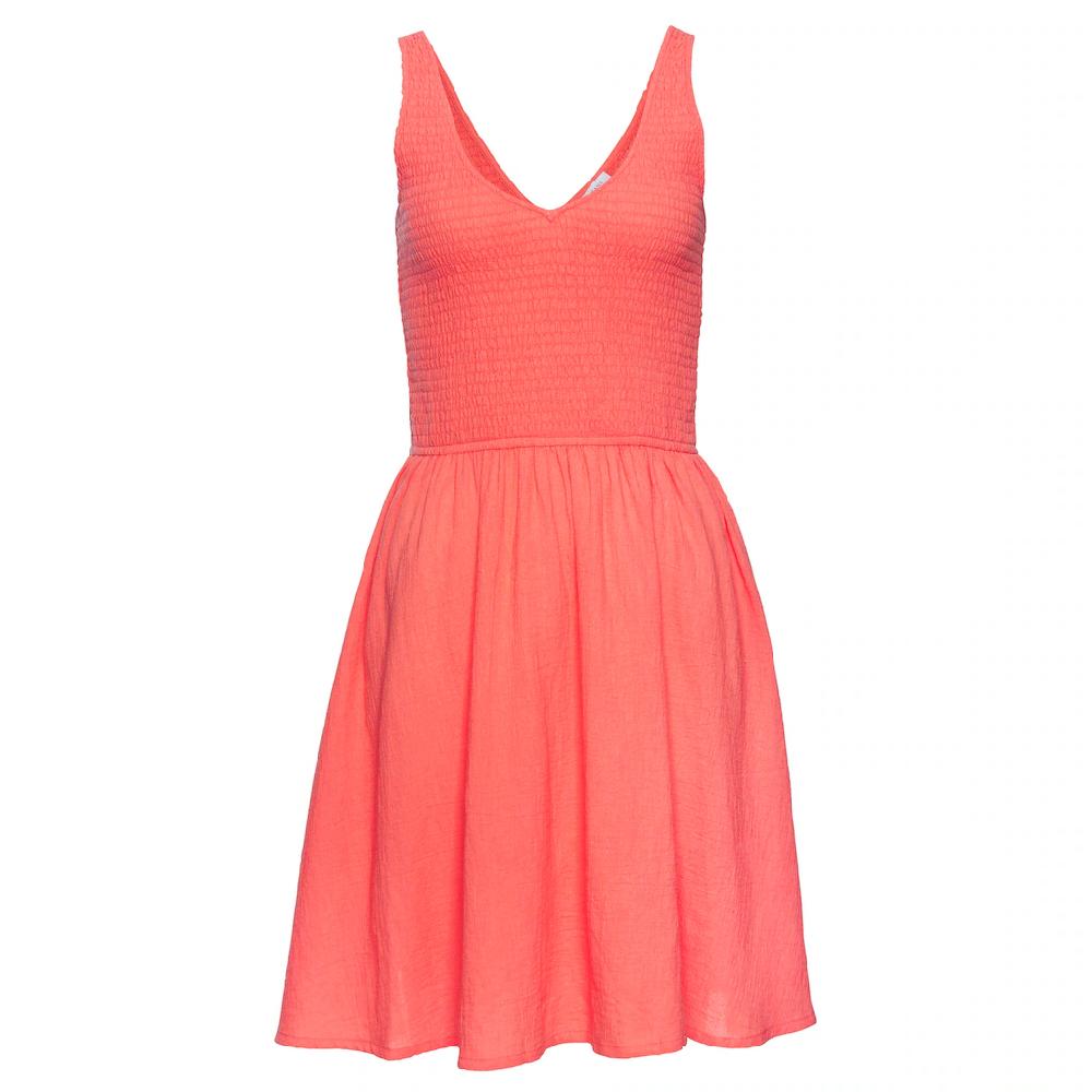 Beachtime Sommerkleid aus gewebter Baumwolle leichtes Strandkleid Kostenlose Rückgabe