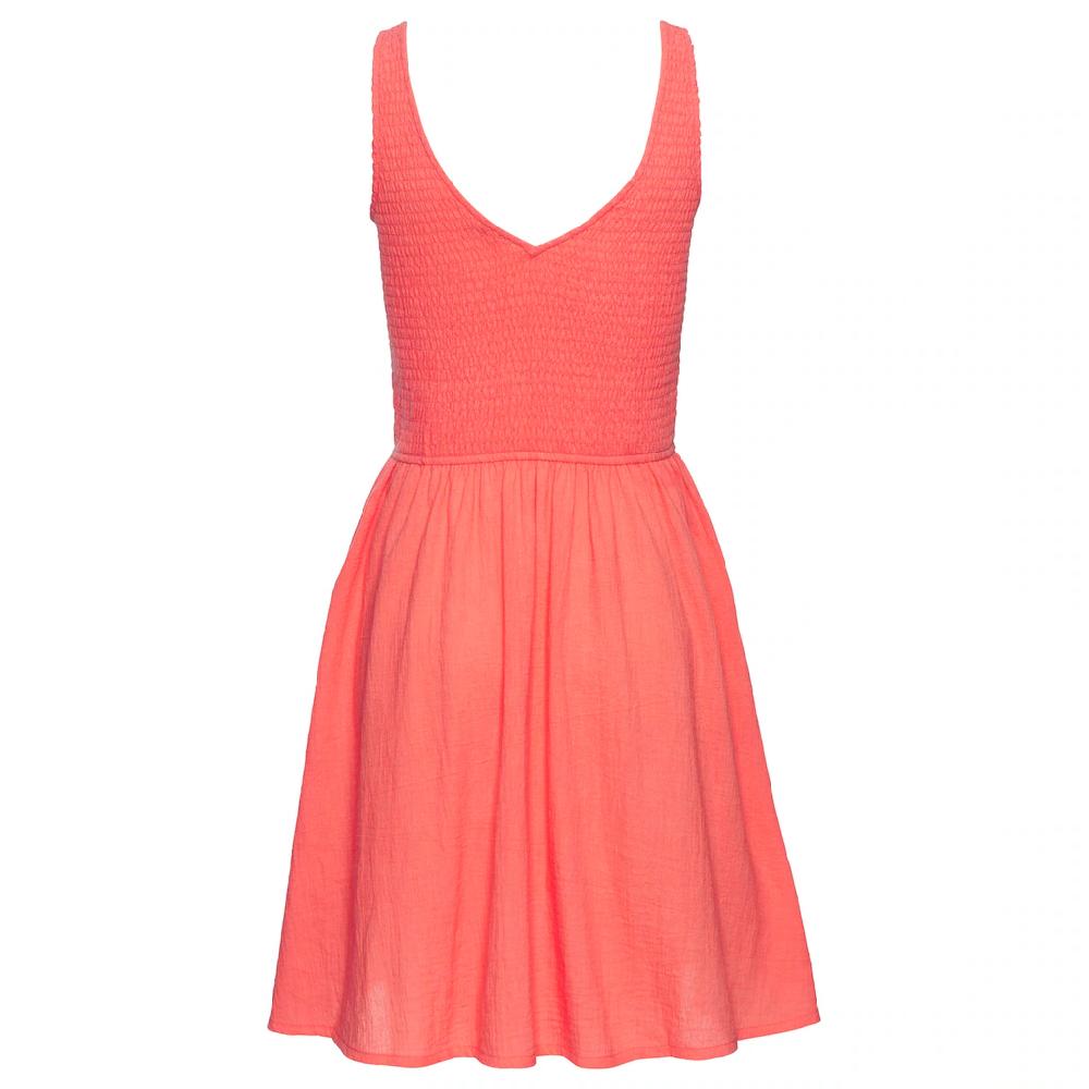 Beachtime Sommerkleid aus gewebter Baumwolle leichtes Strandkleid Kostenlose Rückgabe