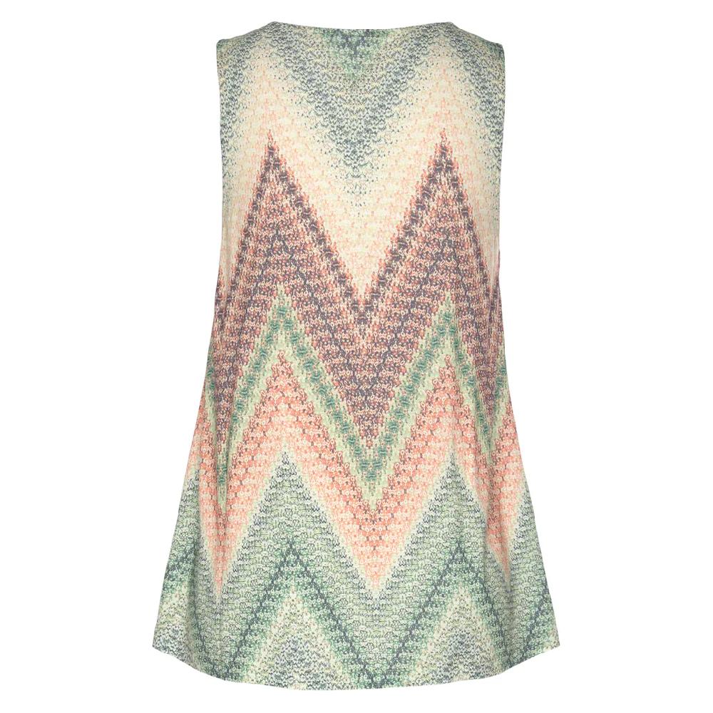 LASCANA Tanktop mit Alloverprint und V-Ausschnitt sommerliches Blusentop Letzte 2 Tage