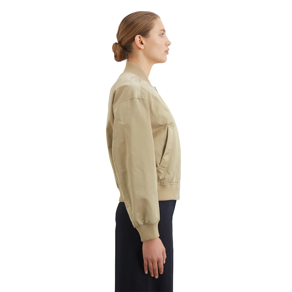 Marc O'Polo Outdoorjacke »aus recyceltem Polyester-Twill« ohne Kapuze Super Rabatt