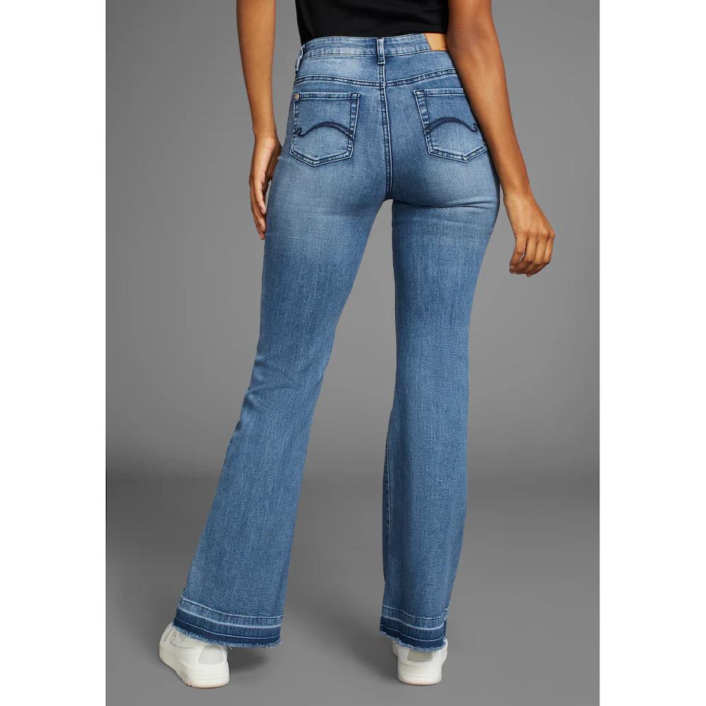 KangaROOS Weite Jeans Flare Weite Jeans High Waist Fabrikladen