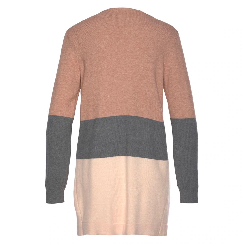 Vivance Cardigan mit Colorblock-Optik und Taschen lange Strickjacke Online