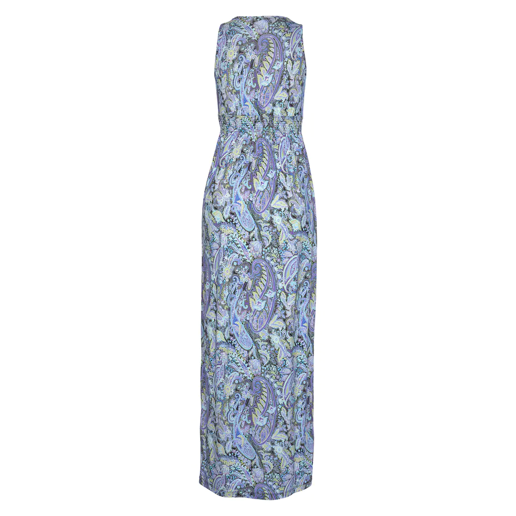 LASCANA Maxikleid mit Paisleydruck und verstellbarem Ausschnitt Sommerkleid Verkauf