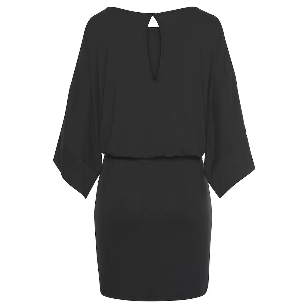 Buffalo Jerseykleid (mit Bindeband) mit Ärmelschlitzen sommerlich elegant Meist gekauft