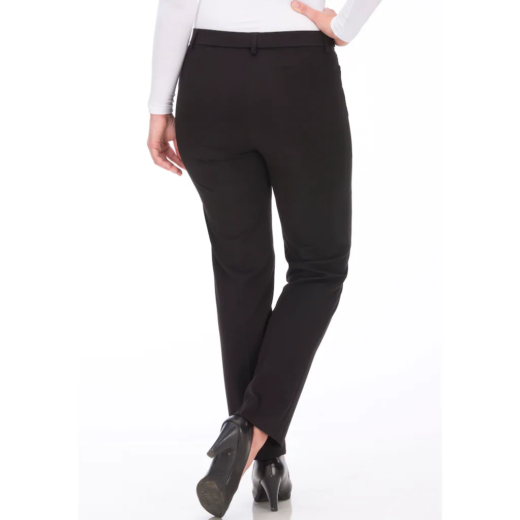 KjBRAND Stoffhose »Hose Bea in Bi-Stretch Kammgarnoptik mit Bügelfalte« ideal für kräftige Oberschenkel Fabrikpreis
