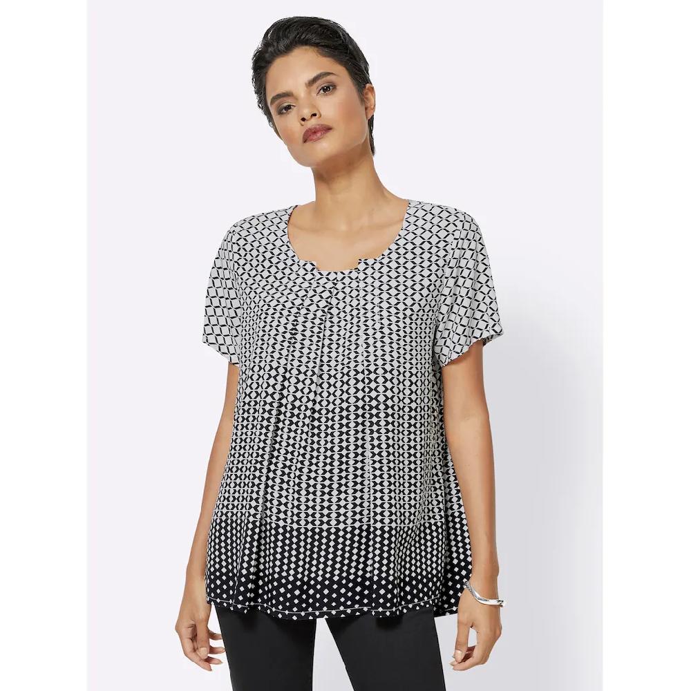 creation L Kurzarmbluse Top Angebot