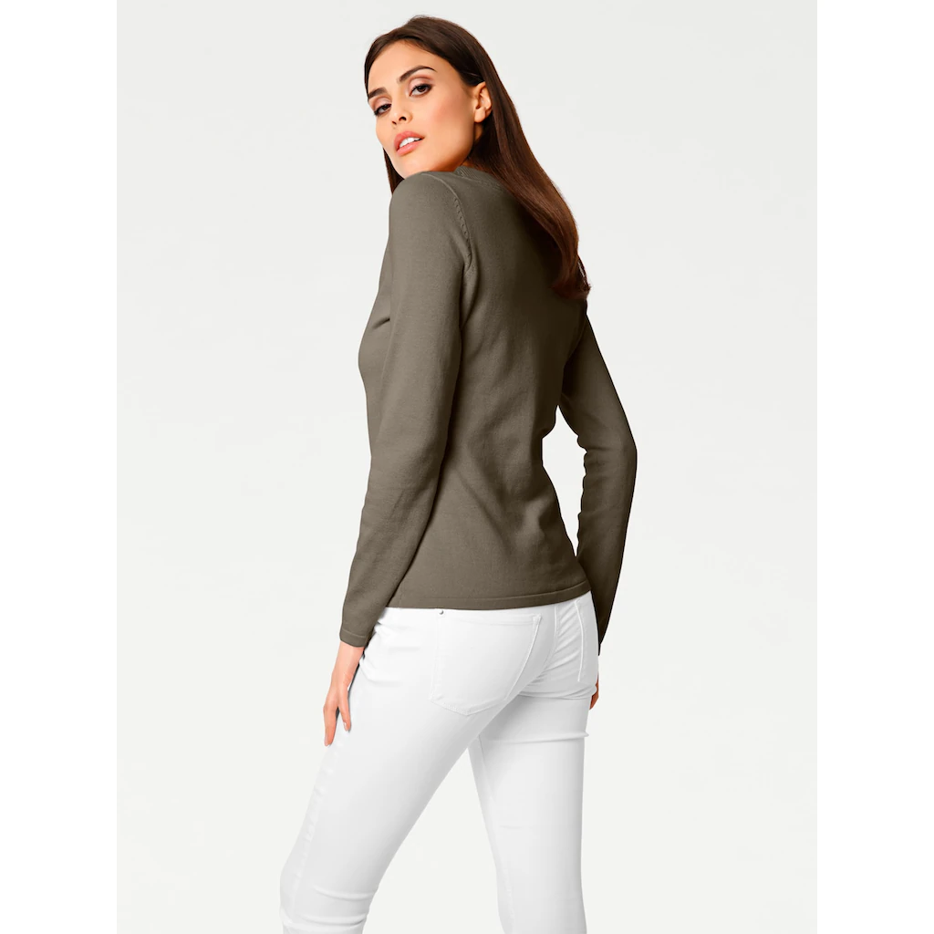 heine Strickpullover »V-Pullover« Neuheiten