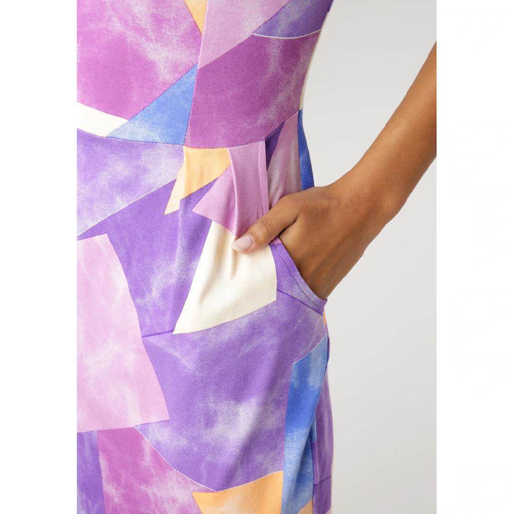 Aniston SELECTED Sommerkleid mit farbenfrohem Druck und praktischen Taschen VIP-Rabatte
