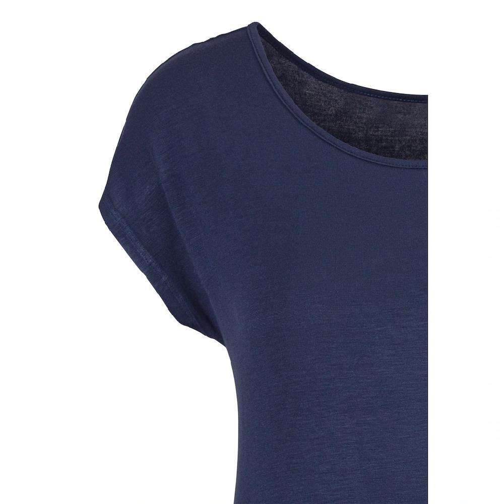 LASCANA Longshirt »mit breitem Bund« aus weichem Viskose-Stretch Kostenlose Rückgabe