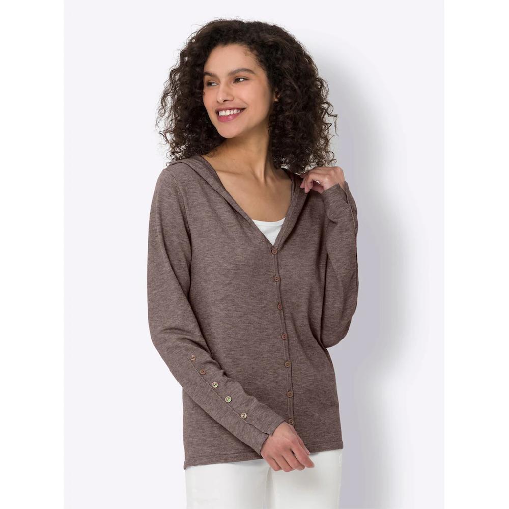 heine Kapuzenstrickjacke Begrenzte Freigabe
